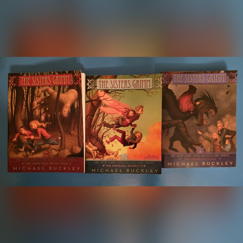 The Sisters Grimm Book Set by Michael Buckley 1-3
